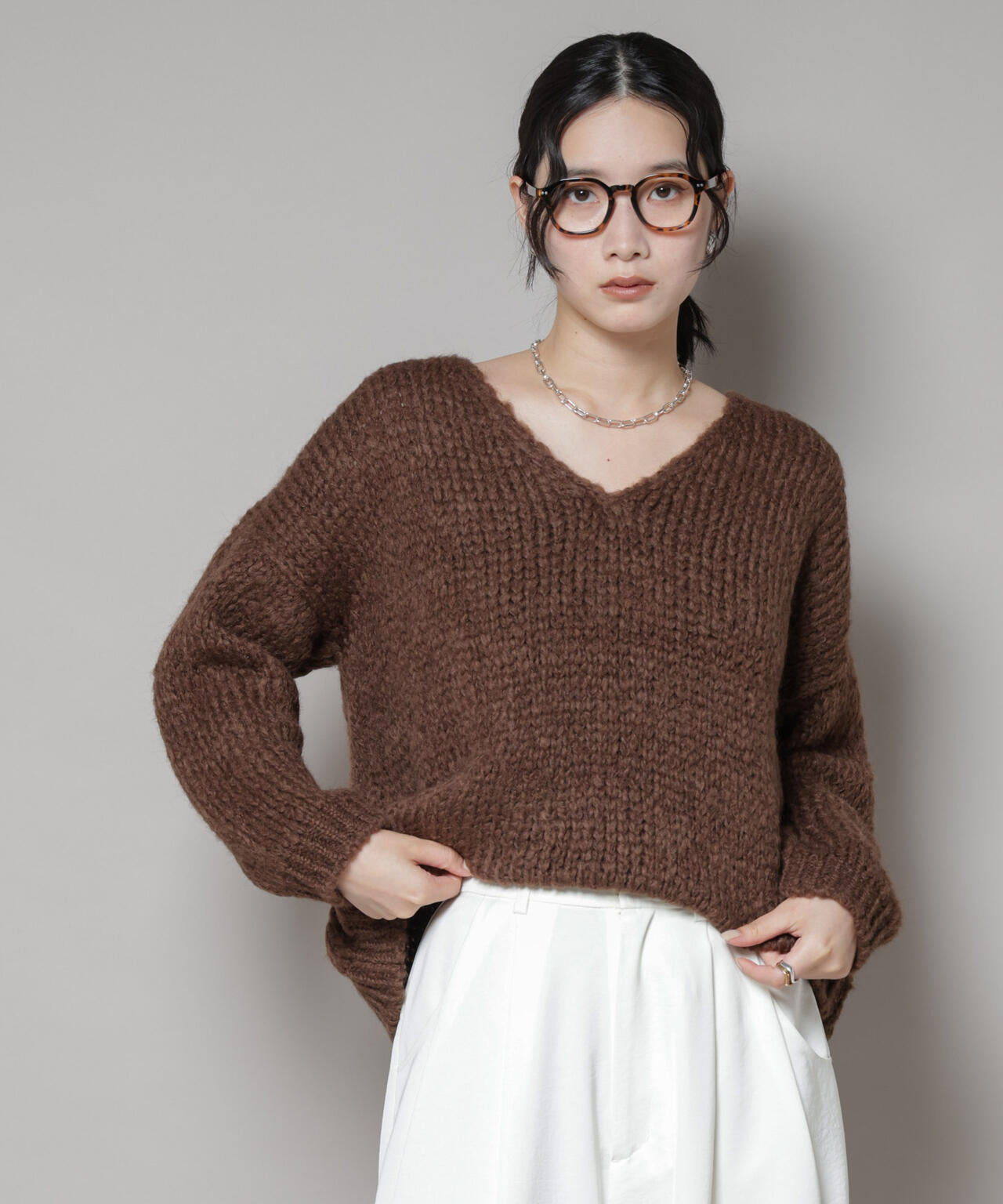 TRICOTS JEAN MARC / Vネック プルオーバー