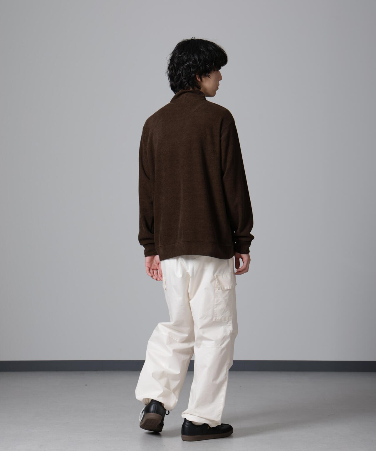 モール ライク ハイネック プルオーバー 長袖