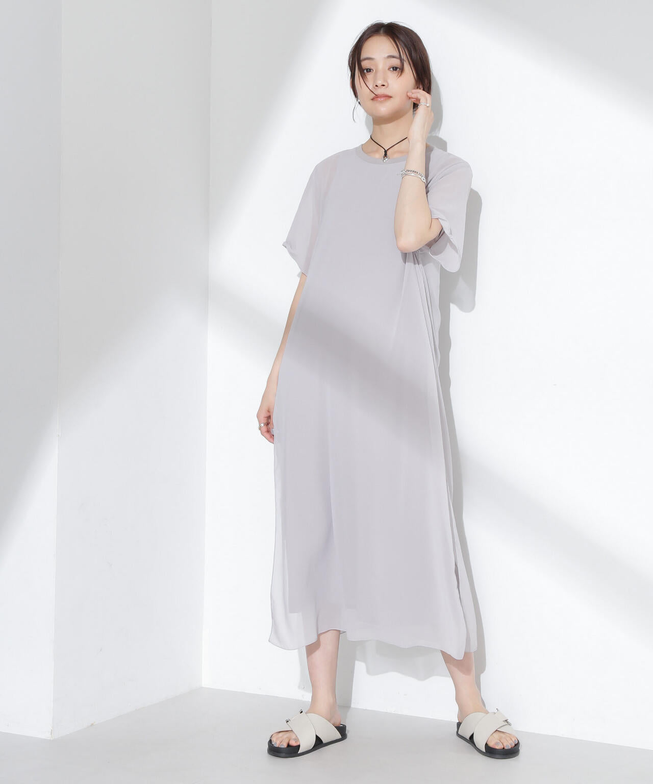 シアー コンビ ワンピース