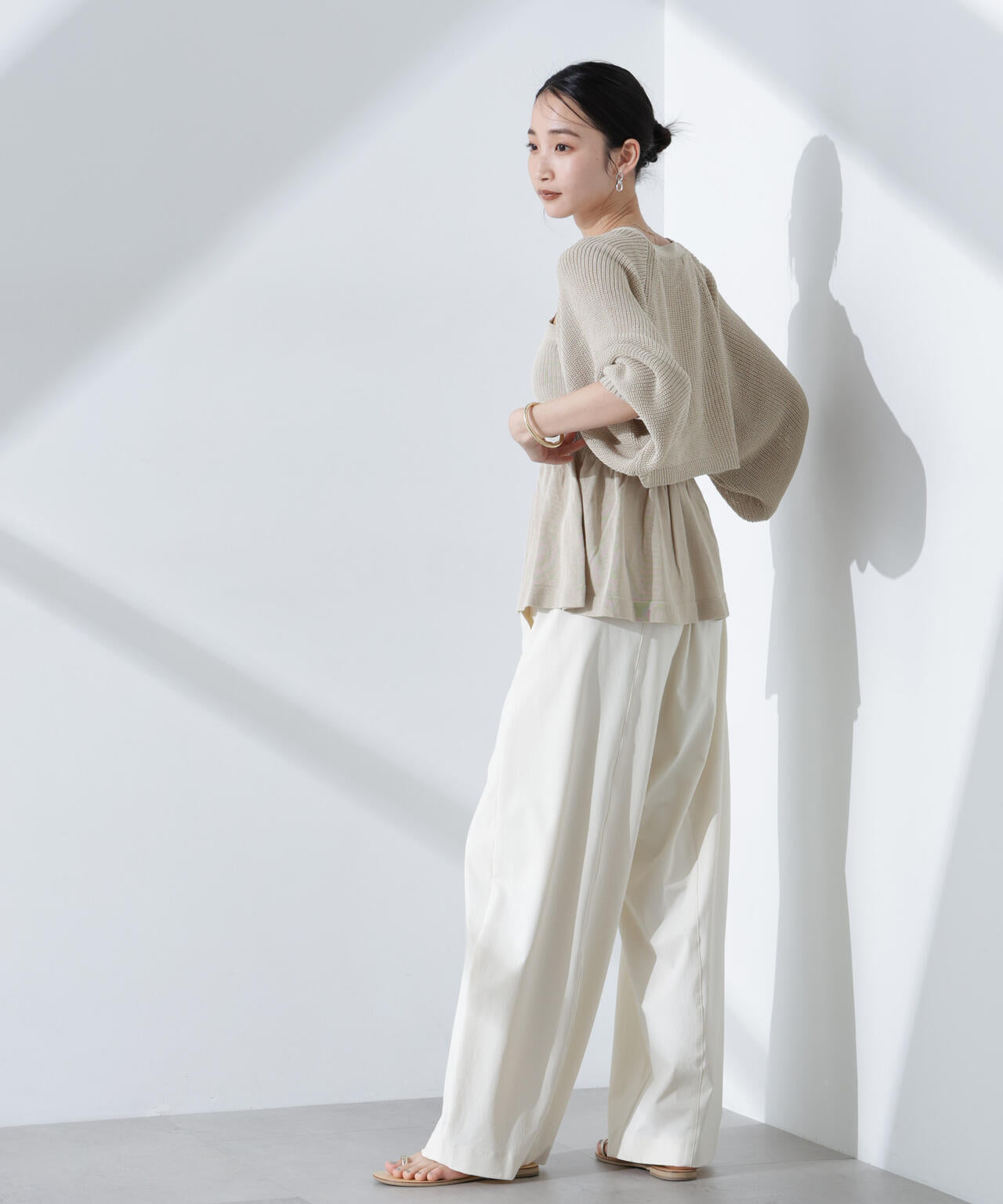 ペプラム キャミソール ＋ ボレロ セット