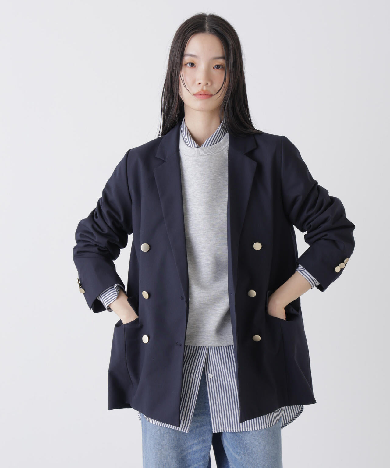 ダブルブレスト ジャケット