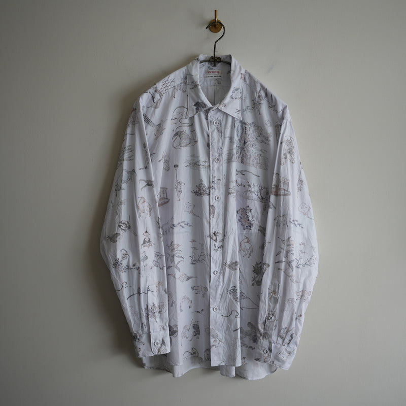 NICENESS HOKUSAI PRINT CLASSIC SHIRT 