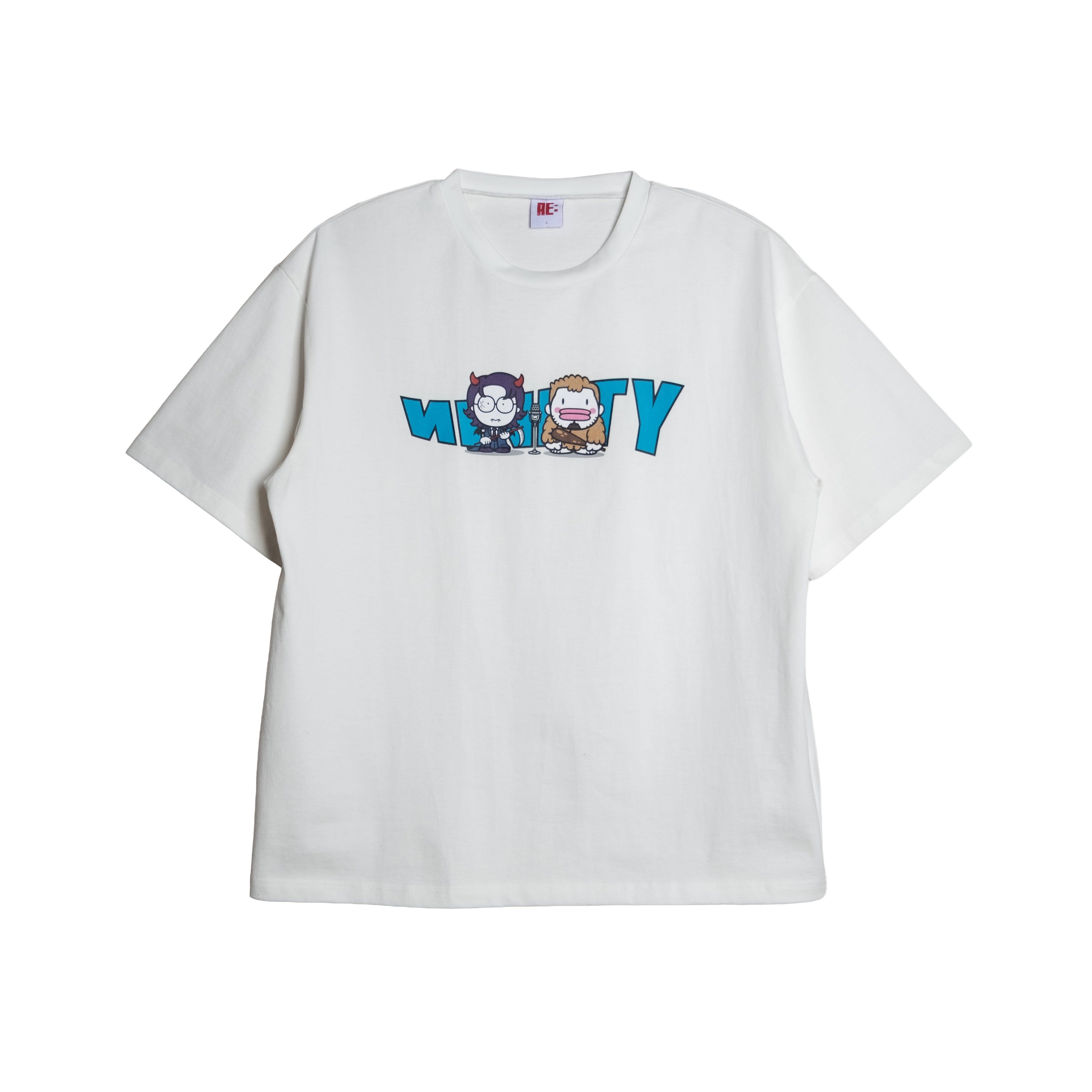 9090×令和ロマン Wavy NINETY Logo Tee – RE:IWAROMAN