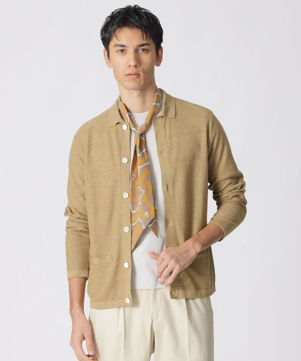 ラミーニットポロカーディガン(トップス)｜Paul Stuart(ポール