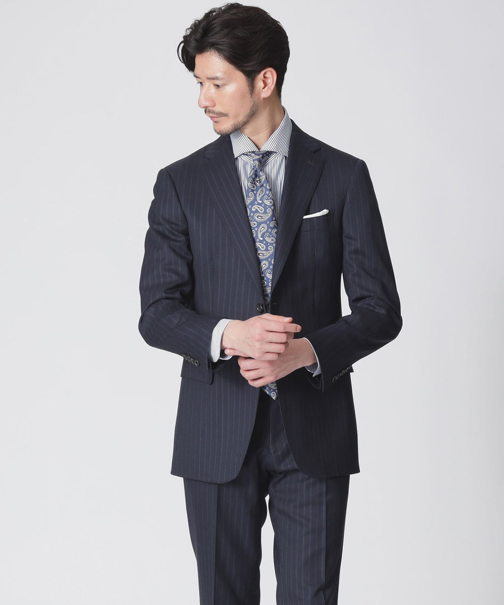 EASTGATE MODEL】ブルーストライプスーツ/セットアップ(スーツ)｜Paul