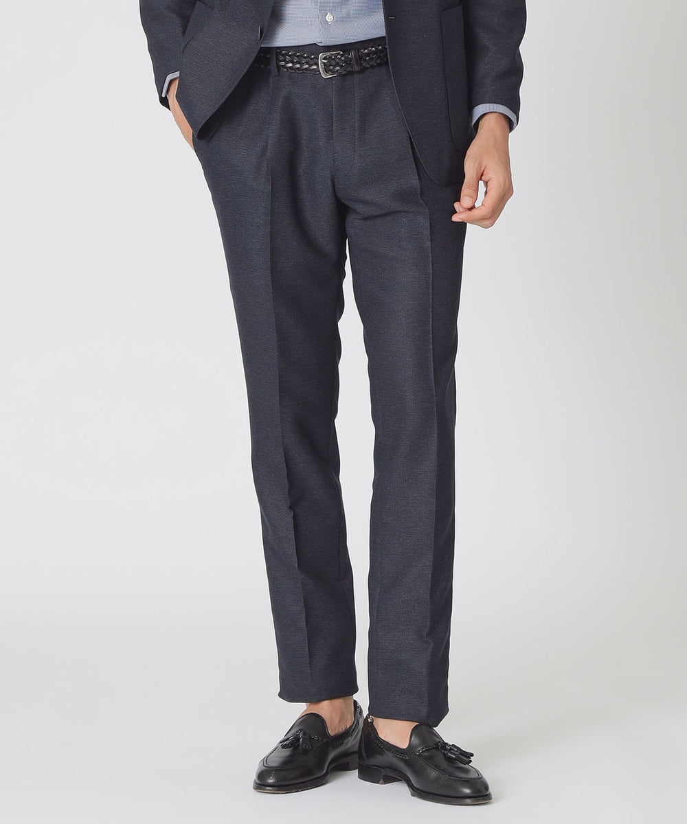 防シワ/ウォッシャブル/STUART'S TRAVELER】ウールブレンドカラミ