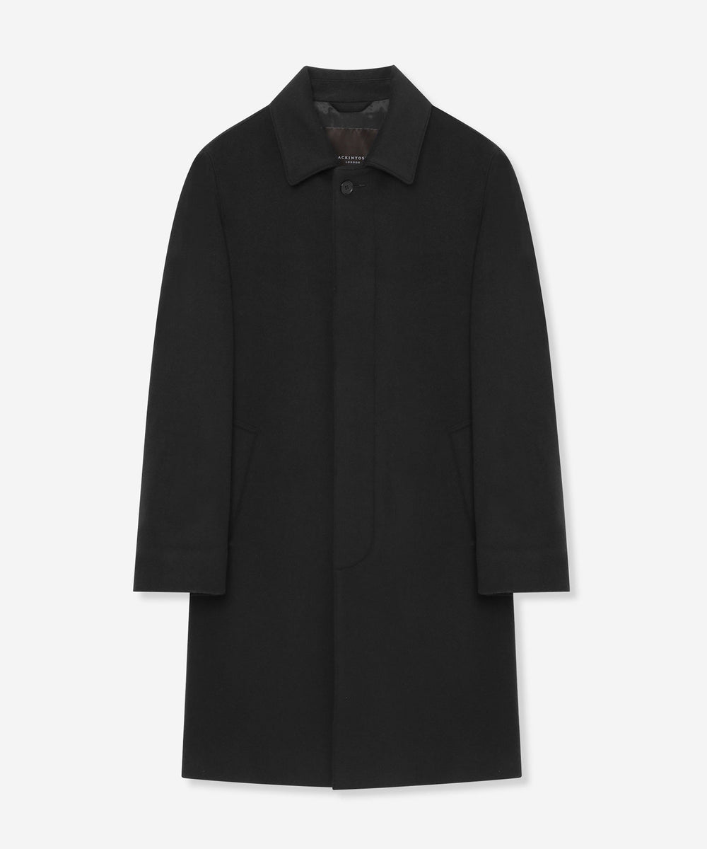 DUNFORD】ウールナイロンビーバーステンカラーコート(コート