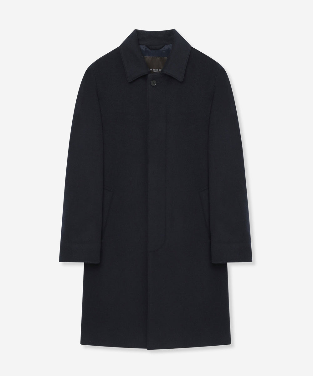 DUNFORD】ウールナイロンビーバーステンカラーコート(コート