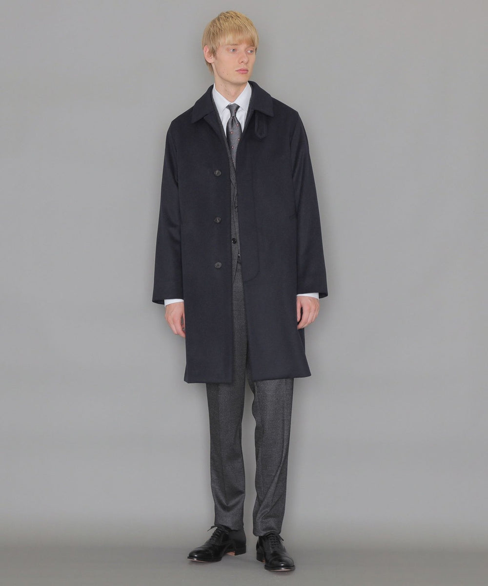 DUNFORD】ウールカシミヤビーバーステンカラーコート(コート