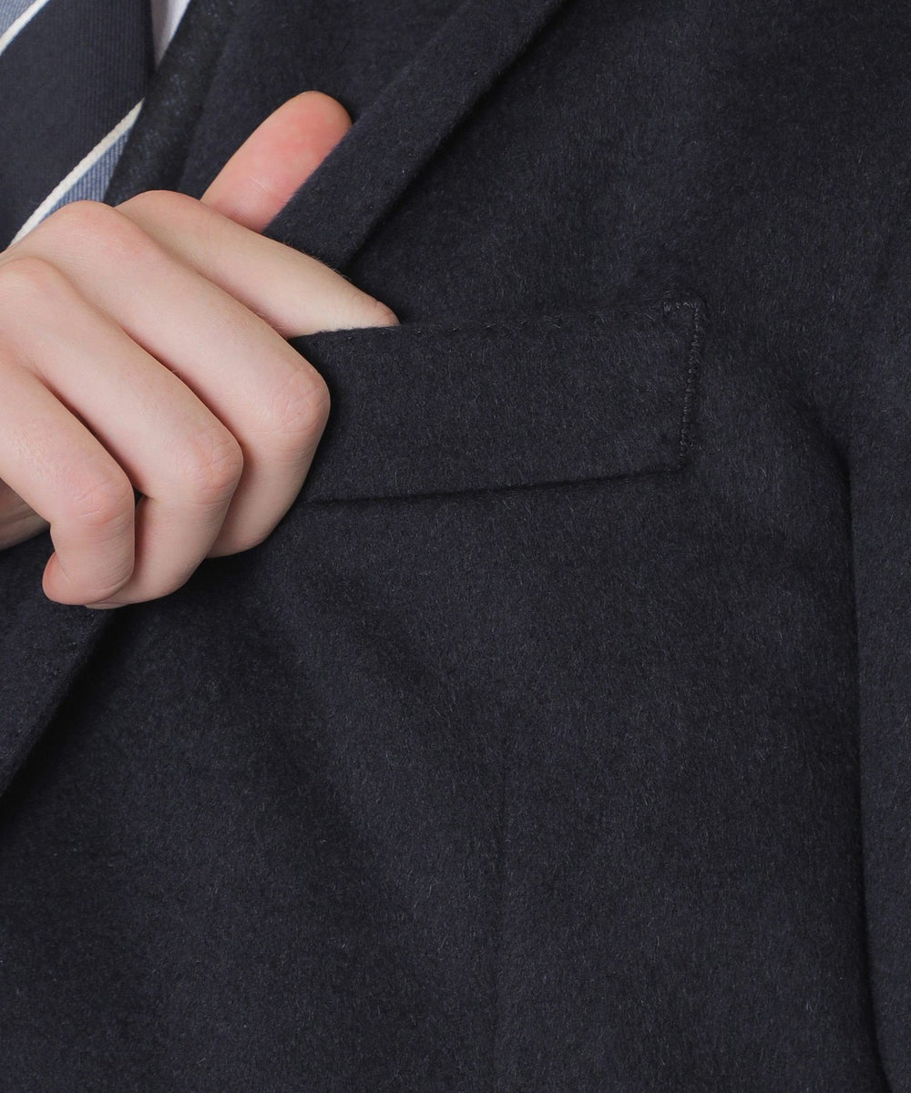 ウールカシミヤビーバーチェスターフィールドコート(コート