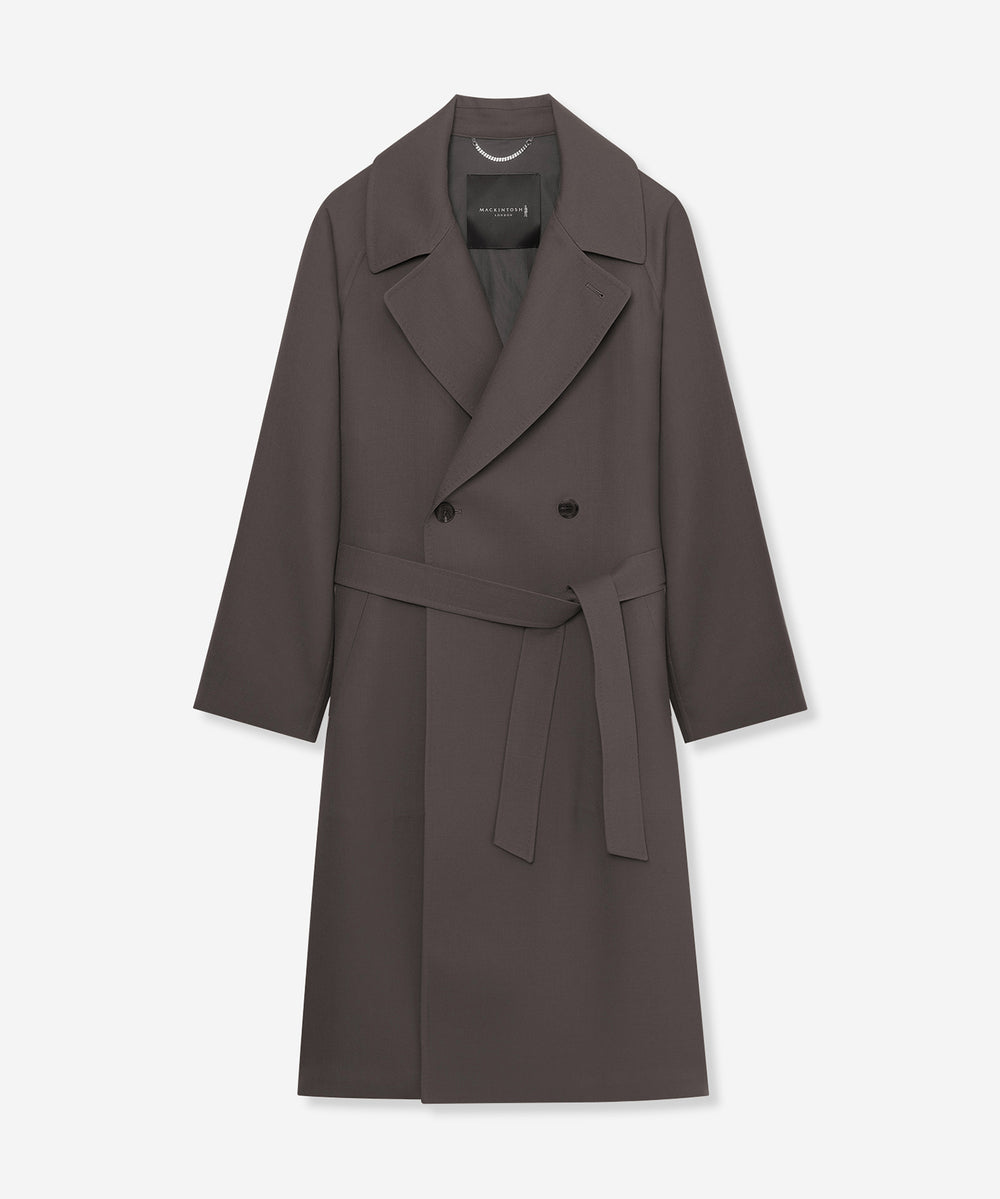 HADSTON DOUBLE】ウールシルクリバーダブルブレストコート(コート