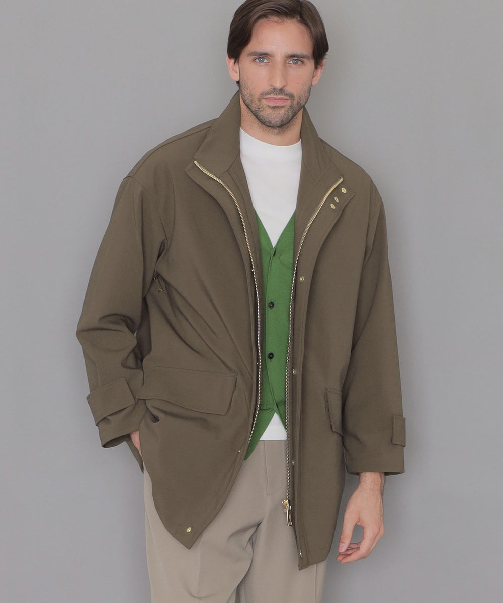 LEON掲載】【ETTRICK】シンセティックボンディングスタンドカラー