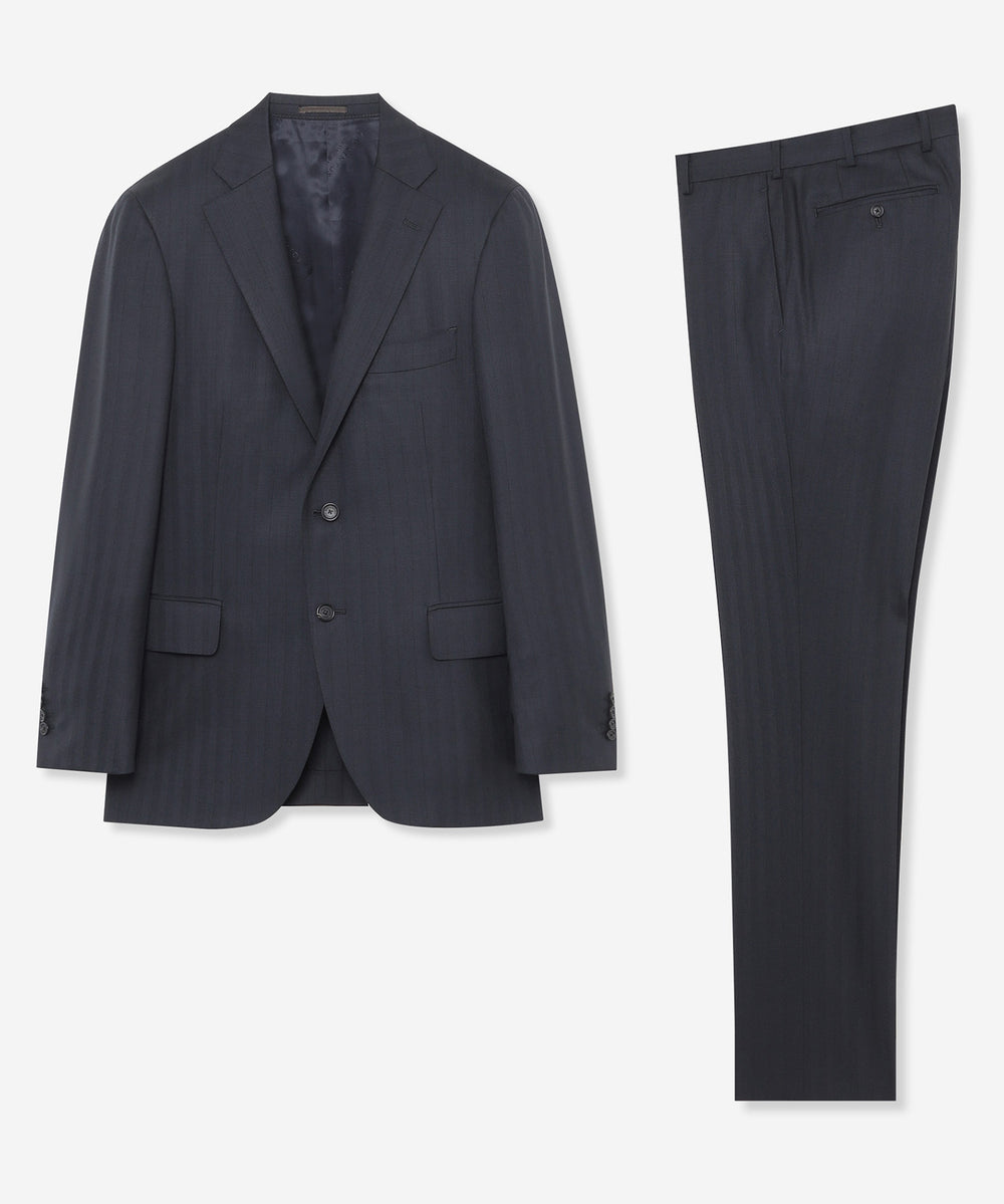 NEW BRIDGE】Super150's シャドーストライプスーツ(スーツ