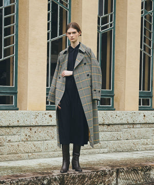 カラードチェック コート(コート)｜Paul Stuart(ポール・スチュアート