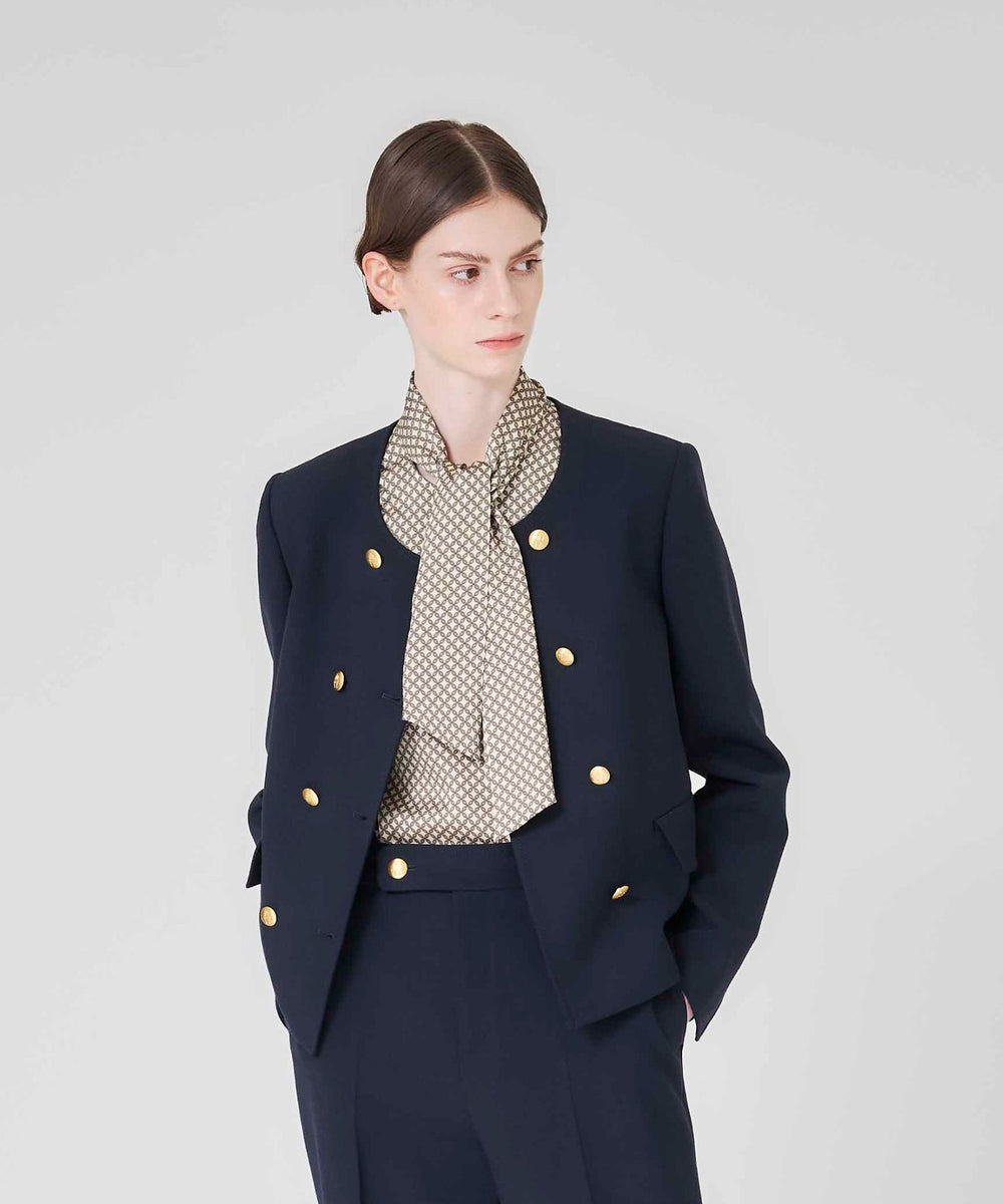 Nikkei magazine/eclat掲載】【防しわ性】ダブルクロスストレッチ