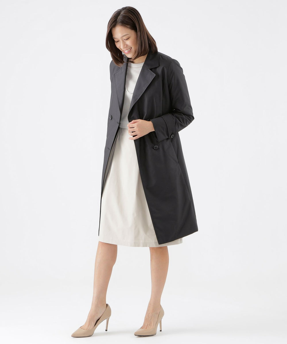 美シリーズ】【はっ水】【ウォッシャブル】グレイスツイル中わたコート