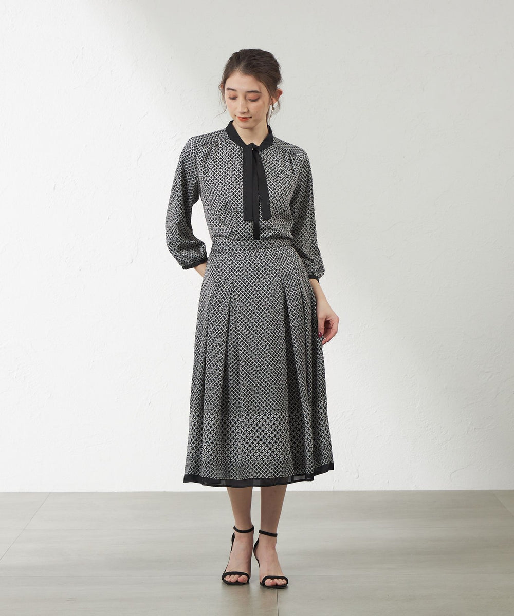 サークルキカプリントボウタイブラウス(トップス)｜AMACA(アマカ)の