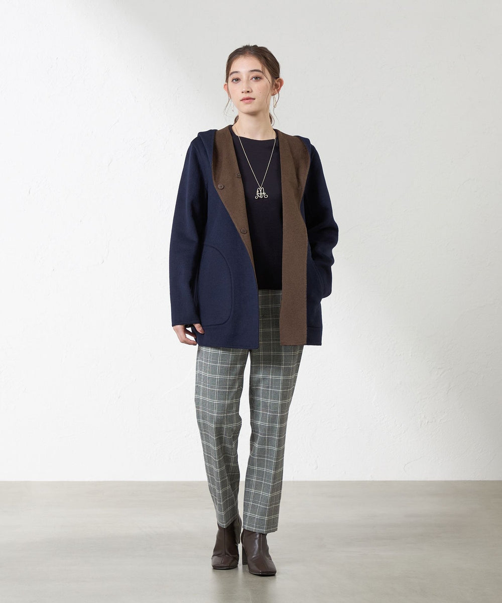 Anniversary Piece】紡毛配色リバーコート(コート)｜AMACA(アマカ)の