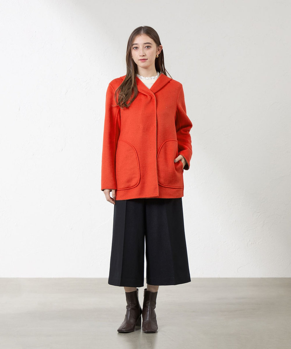 Anniversary Piece】紡毛配色リバーコート(コート)｜AMACA(アマカ)の