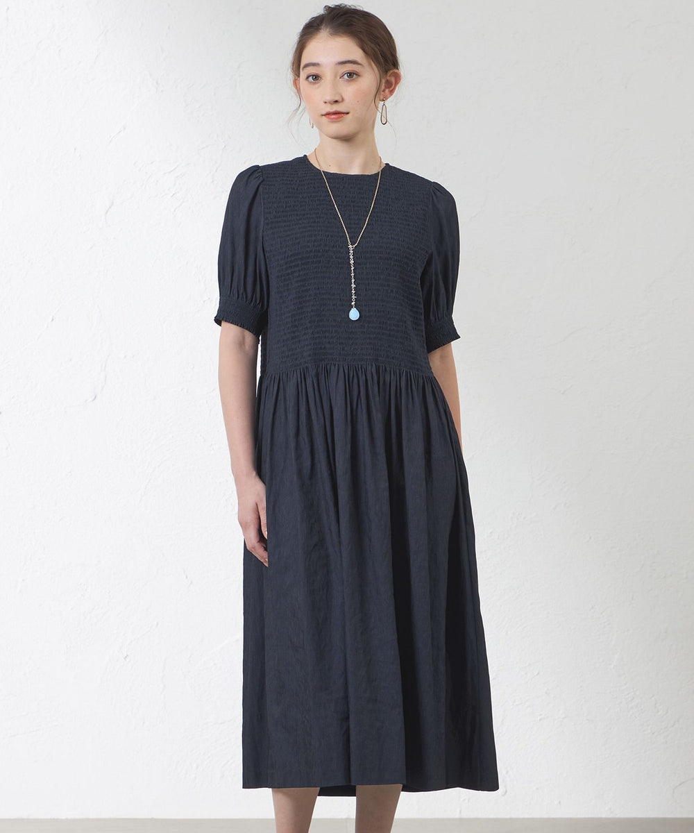 ヴィンテージスラブシャーリーワンピース(ワンピース)｜AMACA(アマカ