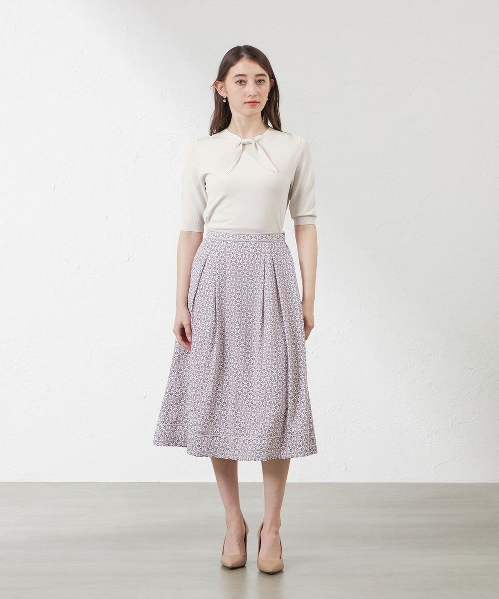 ビットプリント幾何スカート(スカート)｜AMACA(アマカ)のファッション