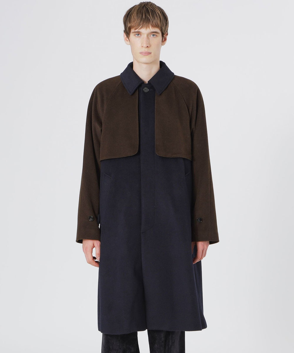 ウールビーバーブロッキングステンカラー(コート)｜LOVELESS(ラブレス