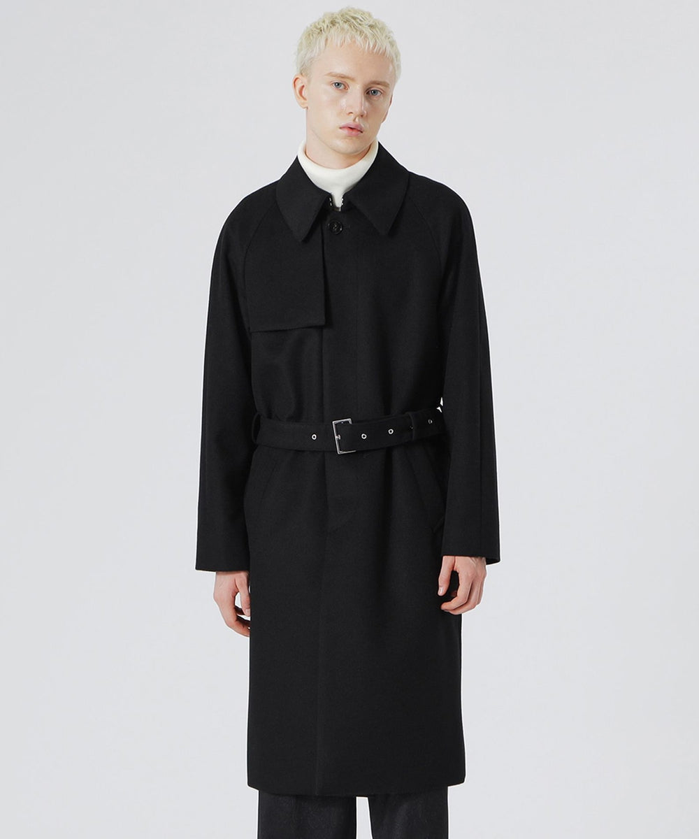 80周年記念アイテム】2レイヤー撥水ウール シングルトレンチコート
