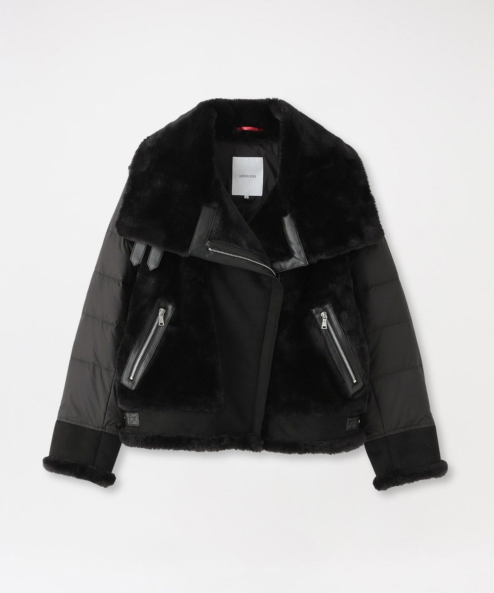 ファーコンビライダースダウン(ブルゾン)｜LOVELESS(ラブレス)の