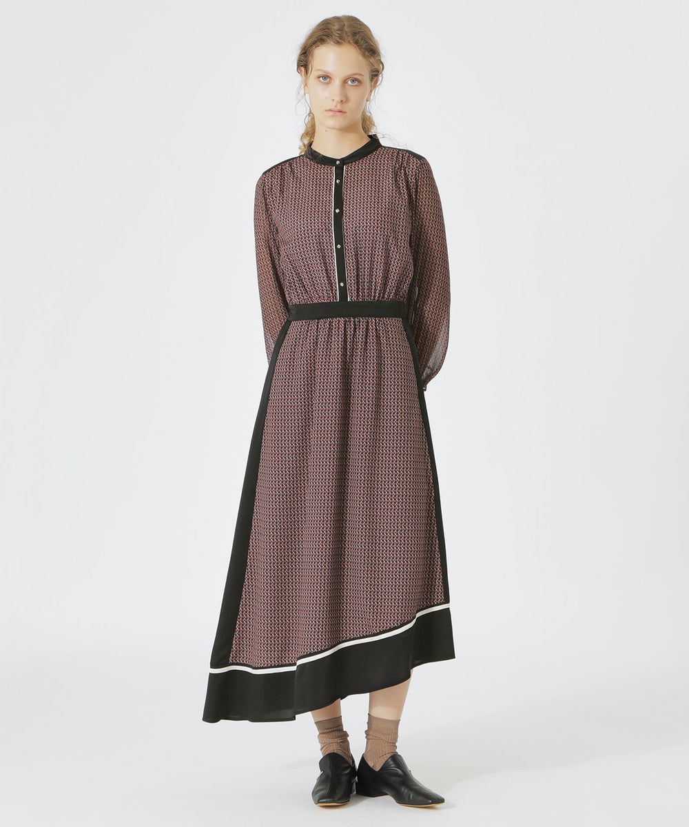 フラスコジオメトリックプリントワンピース(ワンピース)｜LOVELESS