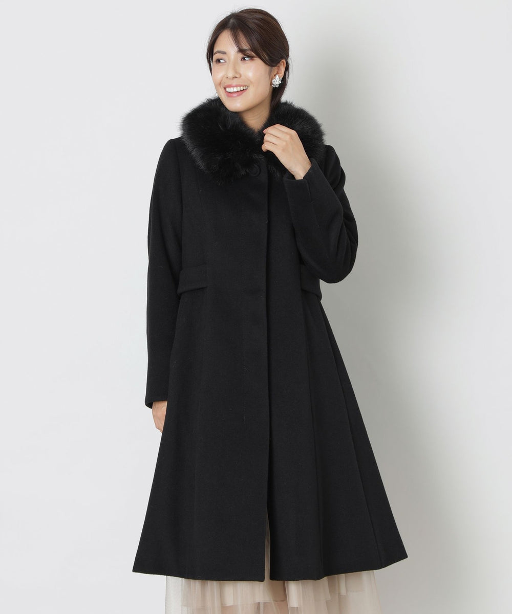 ウールビーバー ロングコート(コート)｜TO BE CHIC(トゥー ビー シック