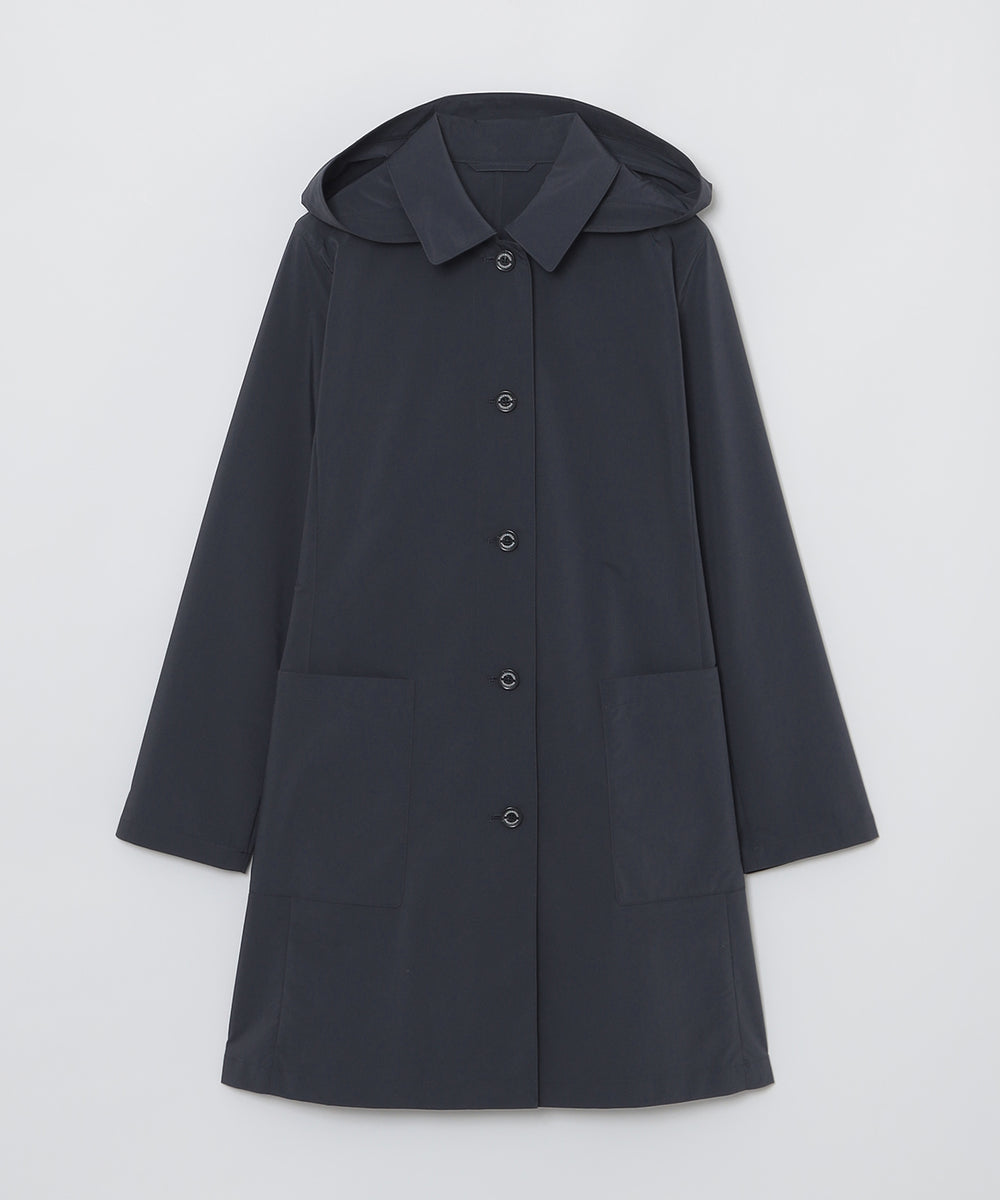 WEB&一部店舗限定】ポリエステルタフタフーデッドコート(コート