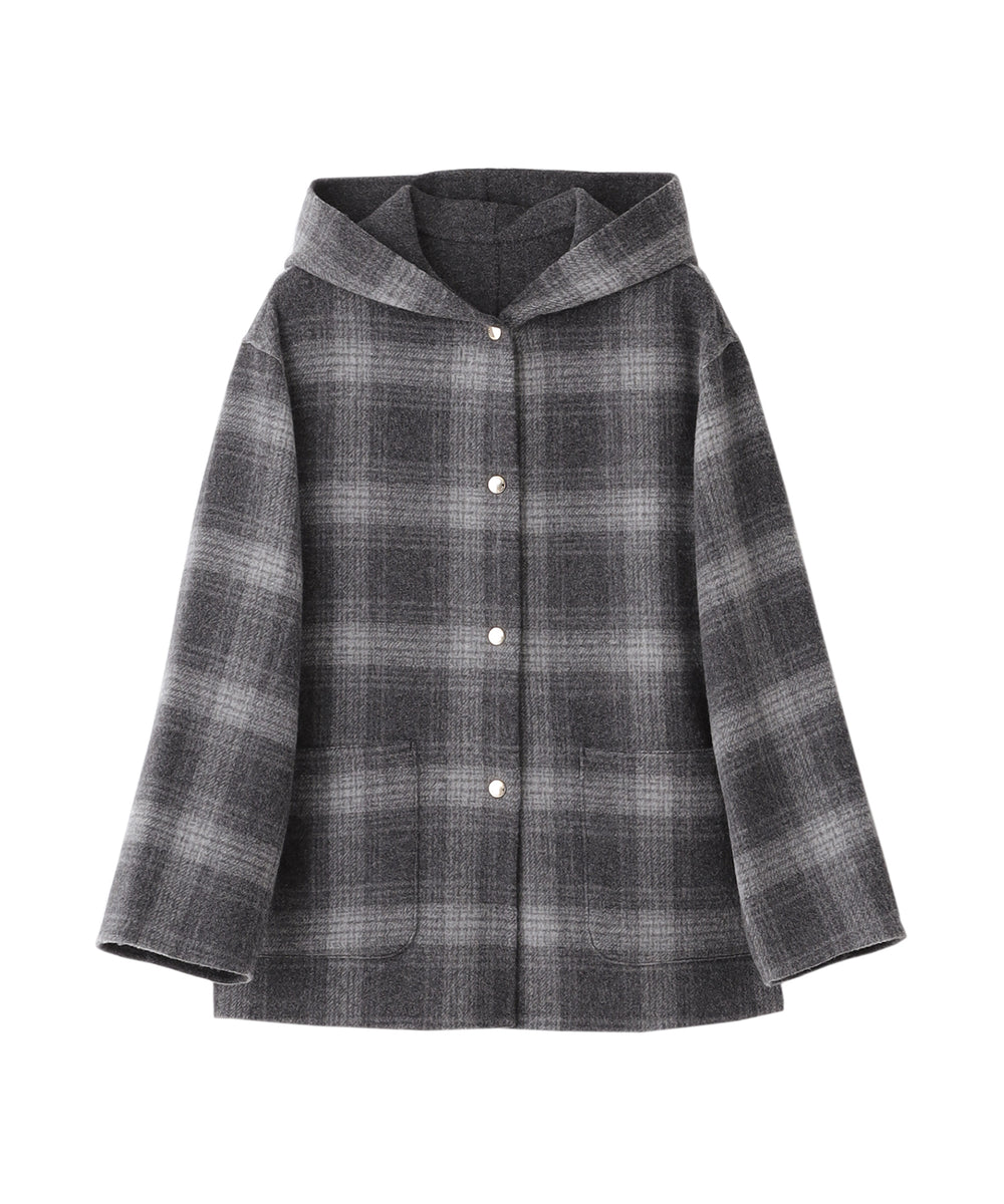 WEB&一部店舗限定】ウールリバーミドルフードコート(コート