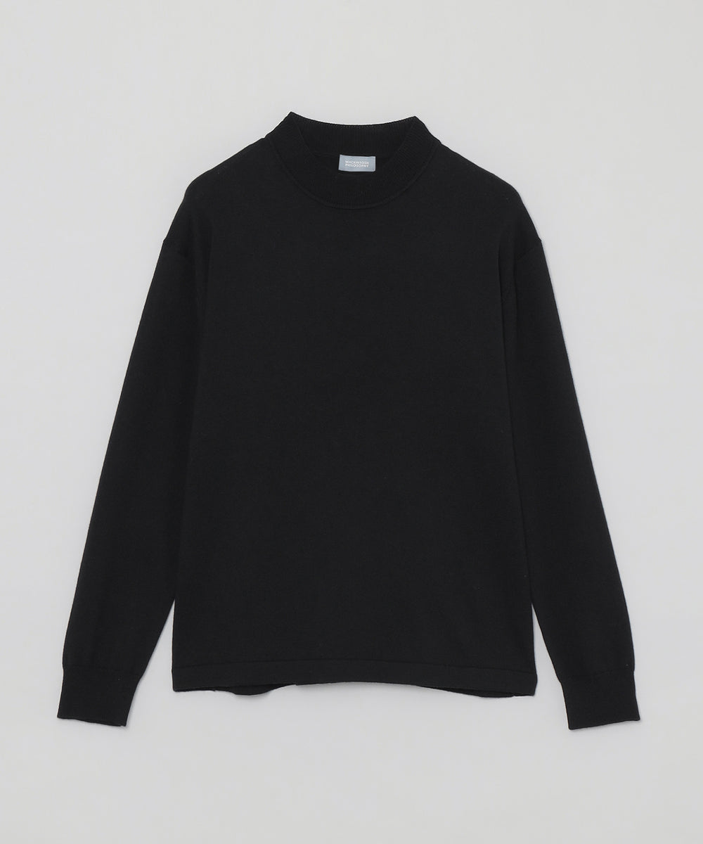 GREY LABEL ウールコットンモックネックニット(トップス)｜MACKINTOSH