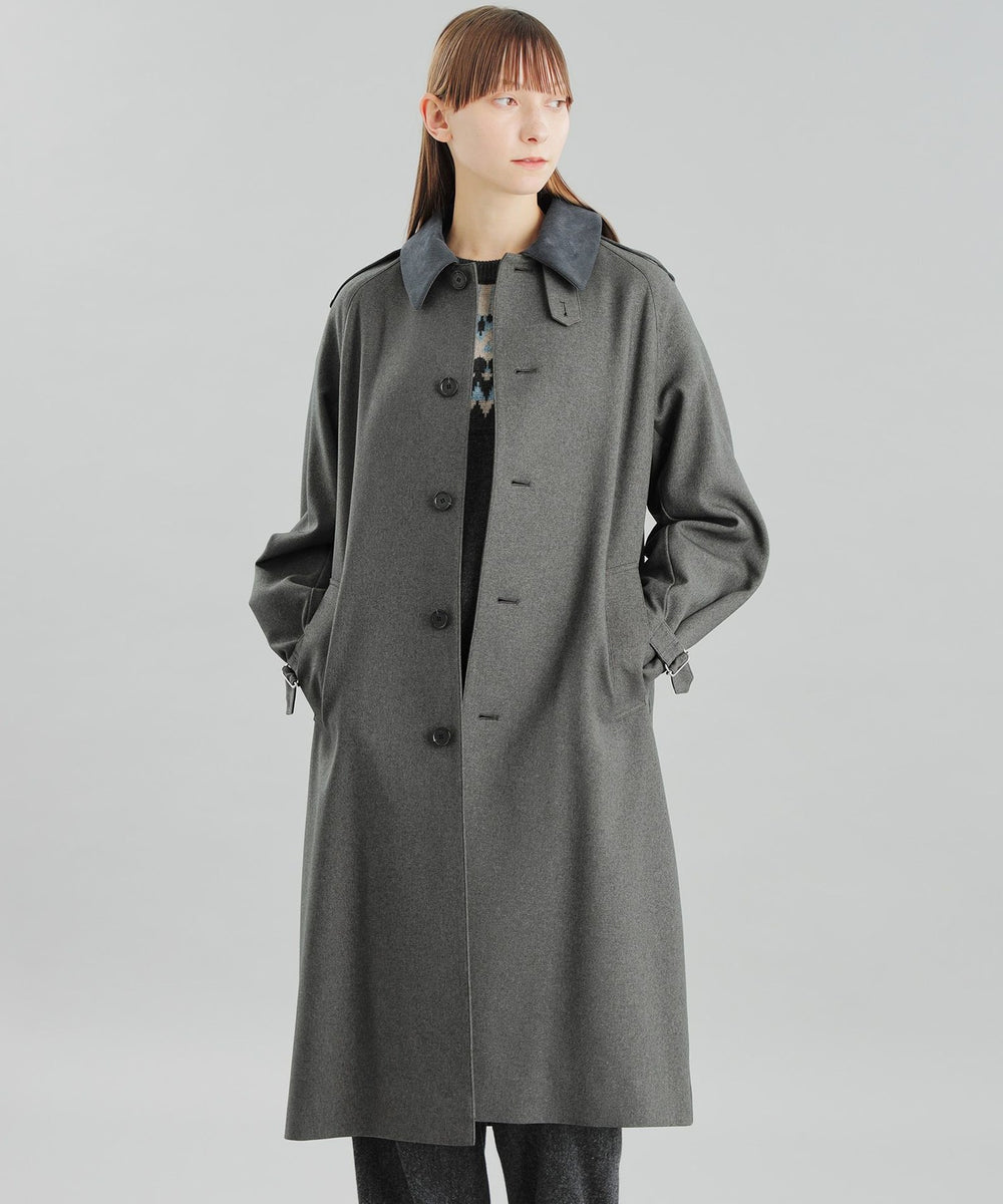 GREY LABEL 【CRAWLEY(クローリー)】ポリエステルサージ(コート
