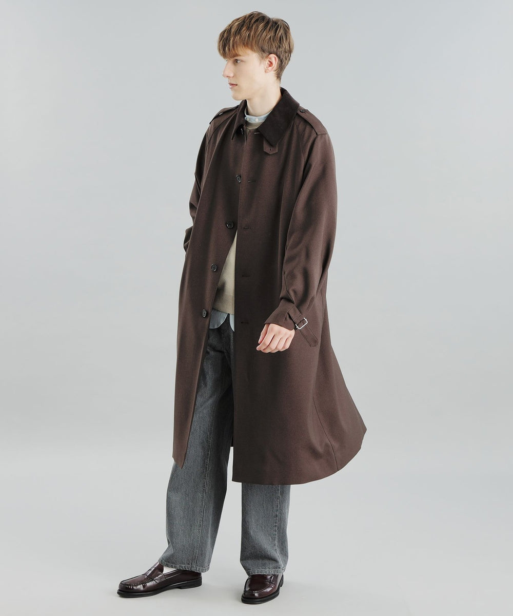 GREY LABEL 【CRAWLEY(クローリー)】ポリエステルサージ(コート