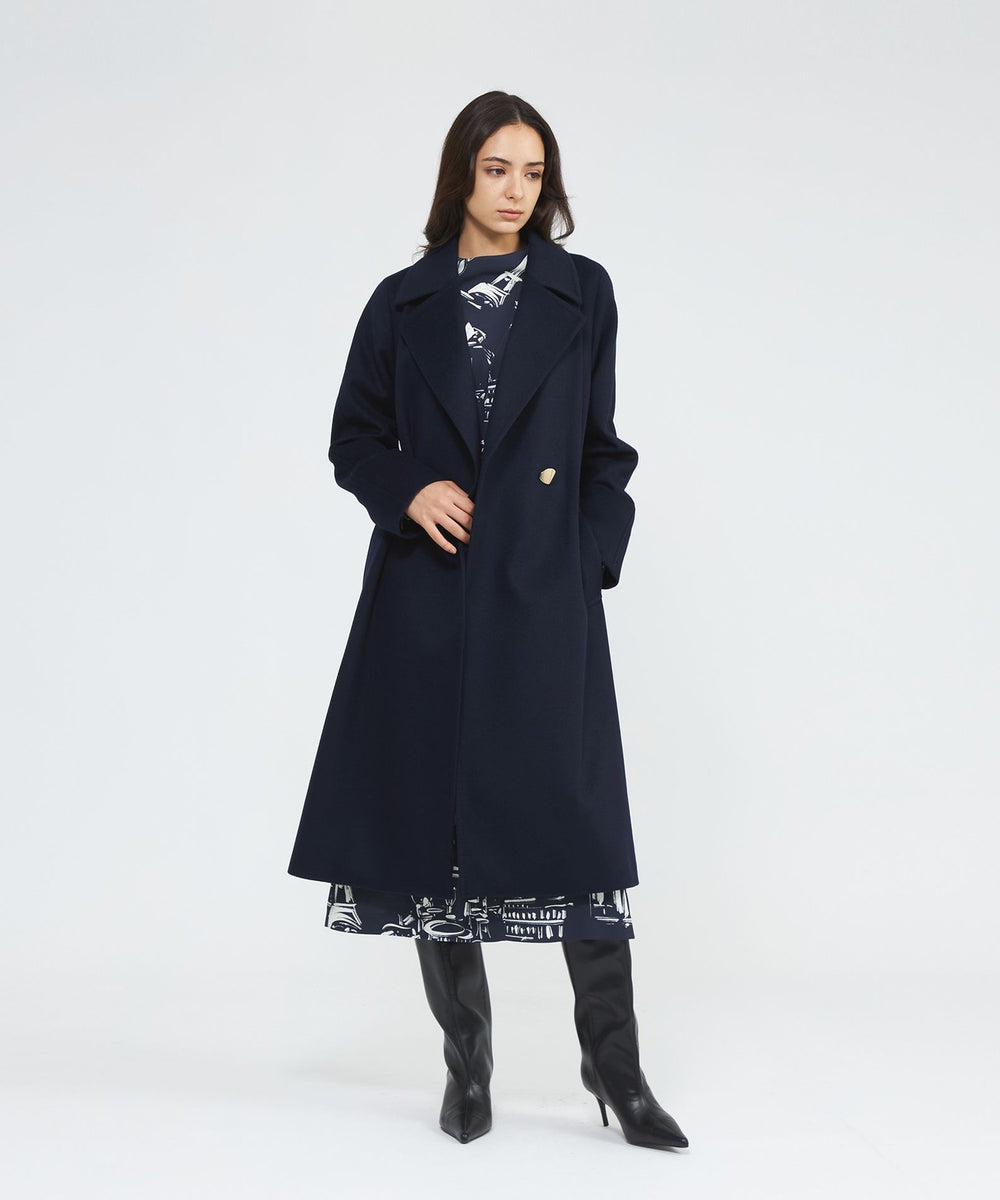 ジーロンラムウール ベルテッドロングコート(コート)｜EPOCA(エポカ)の