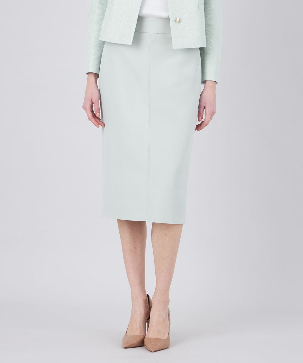 EPOCA DI BASE】 ウールシルクダブルクロス スカート 《WEB＆一部店舗