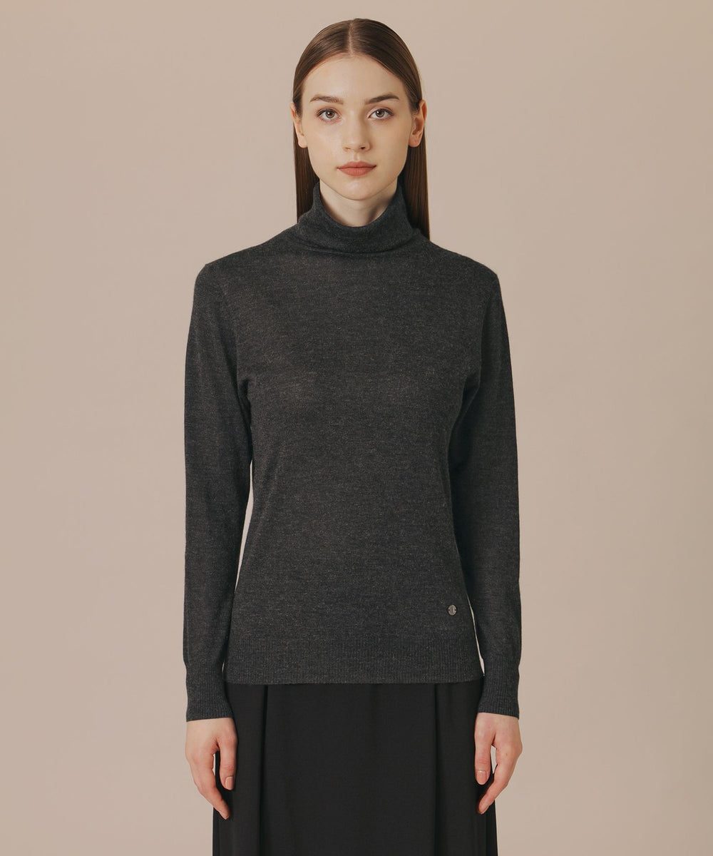 Precious掲載】カシミヤシルクニットプルオーバー(トップス