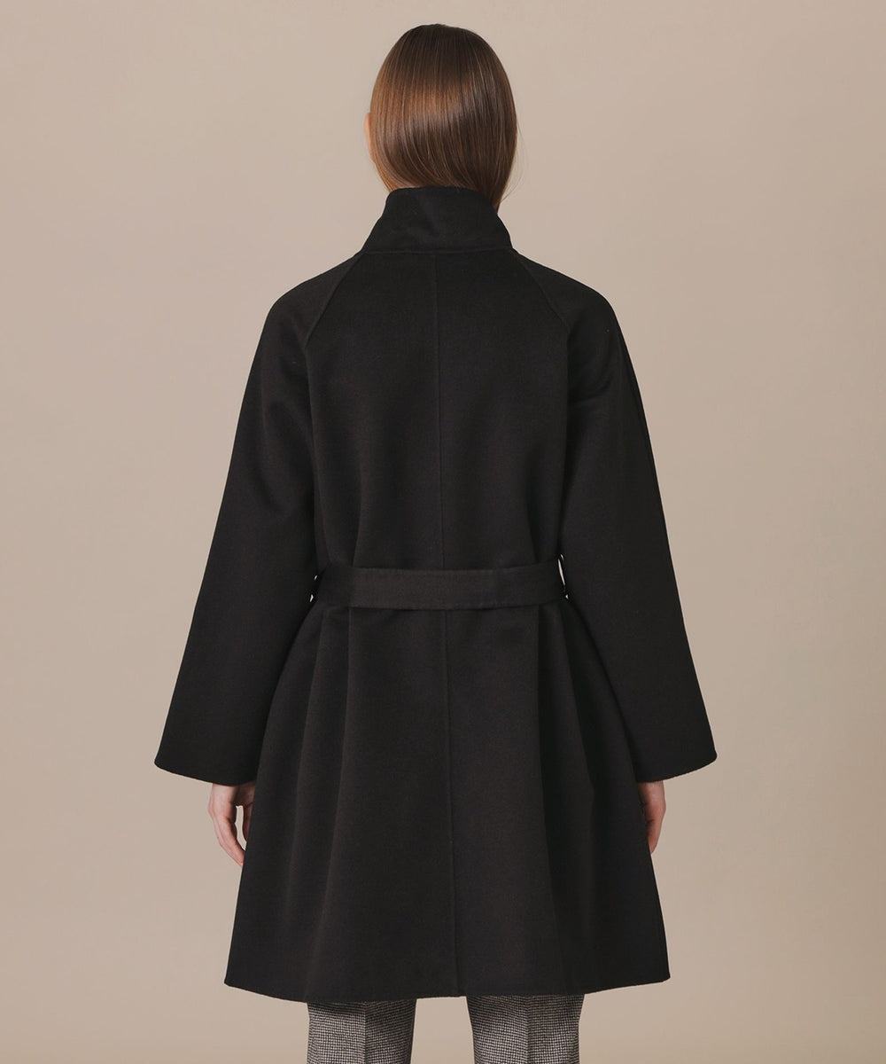 WEB・一部店舗限定】カシミヤブレンドウールリバースタンドカラー