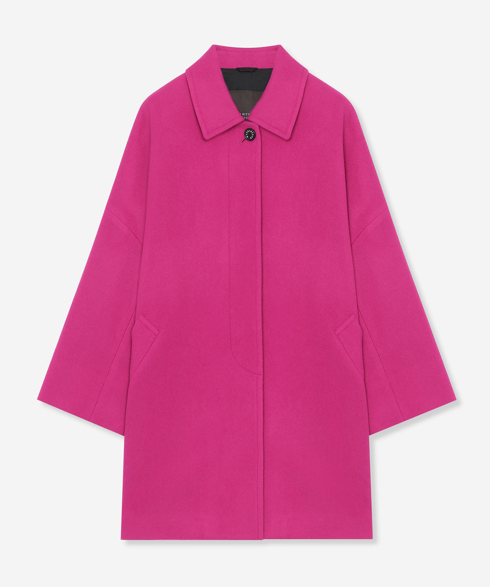 ROSLEY/ロズリー】ファインウールメルトンステンカラーコート(コート