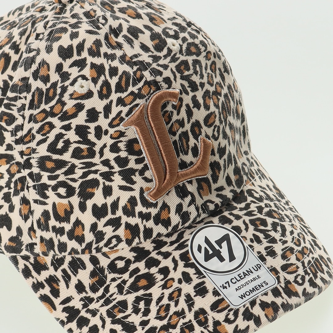47×LIONS CLEAN UP Lisa Natural Logo Brown: キャップ | 埼玉西武