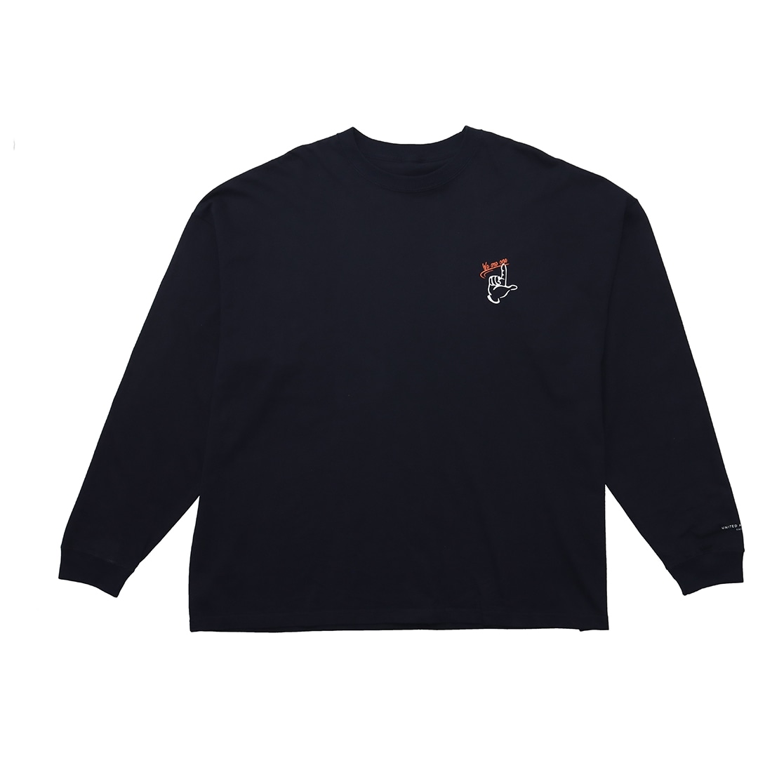 UNITED ARROWS×LIONS ロングスリーブTシャツ(ネイビー)(S): アパレル