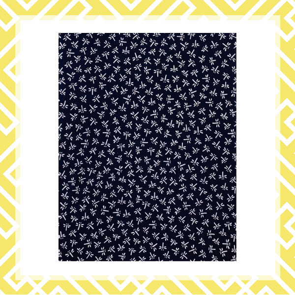 SHOCHIKU STORE | 松竹ストア手ぬぐいハンカチ 江戸小紋 とんぼ(紺