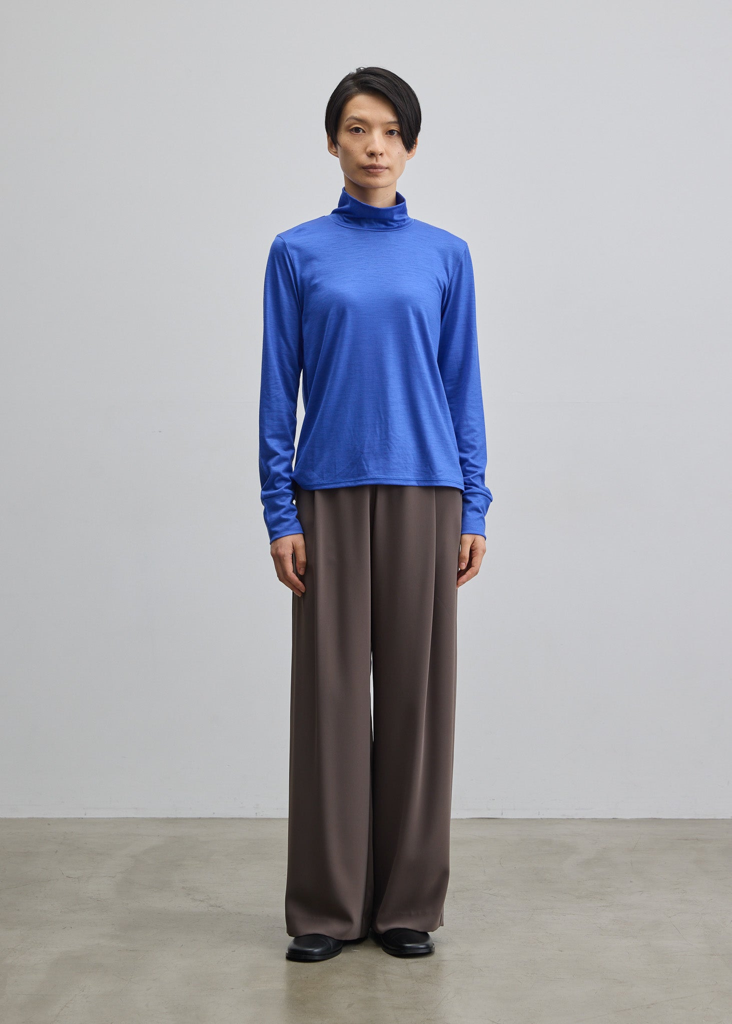 クリアウールタートルネックカットソー - SOÉJU online store｜上質な