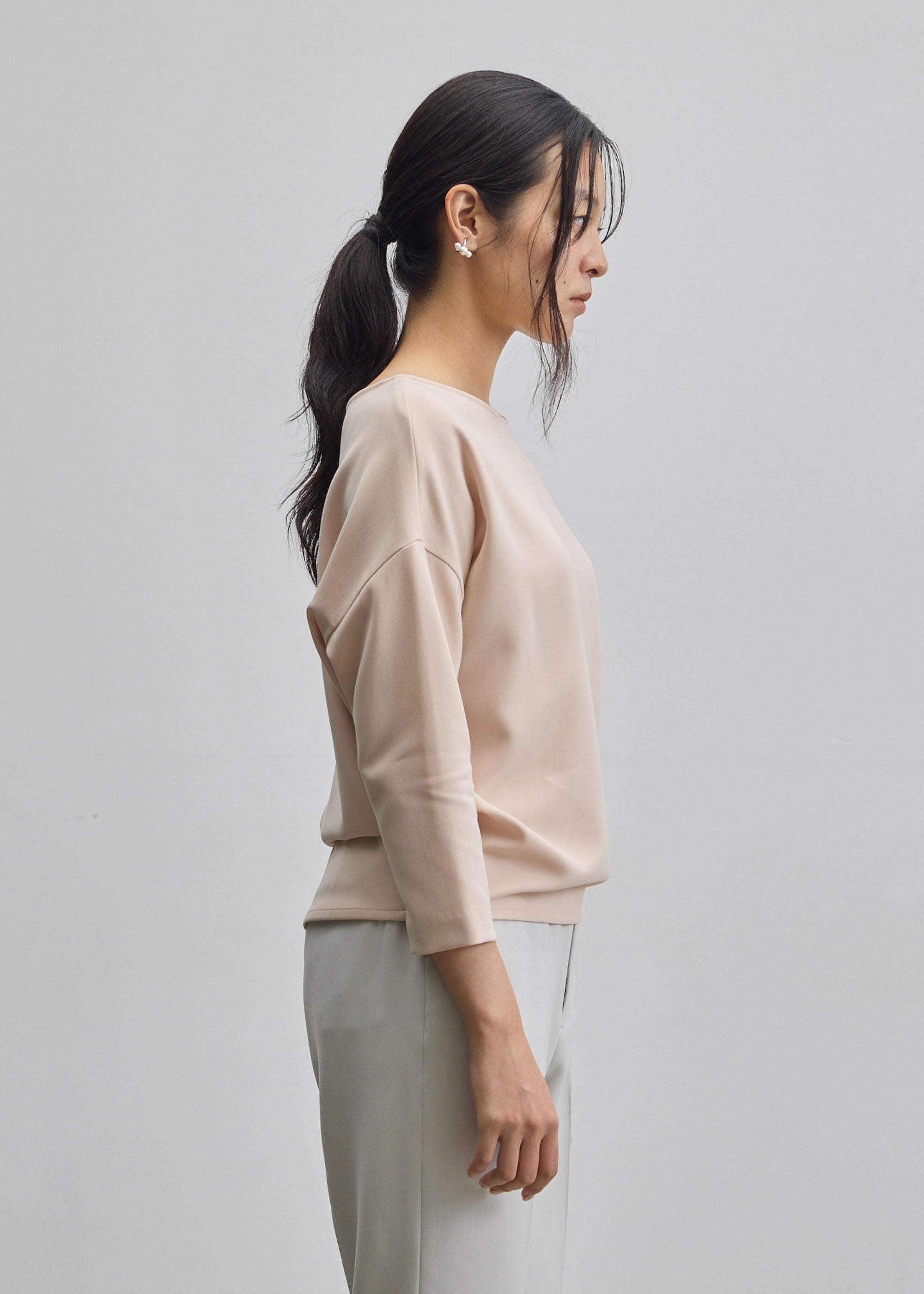 コクーンブラウス8分袖 - SOÉJU online store｜上質な大人の女性のため