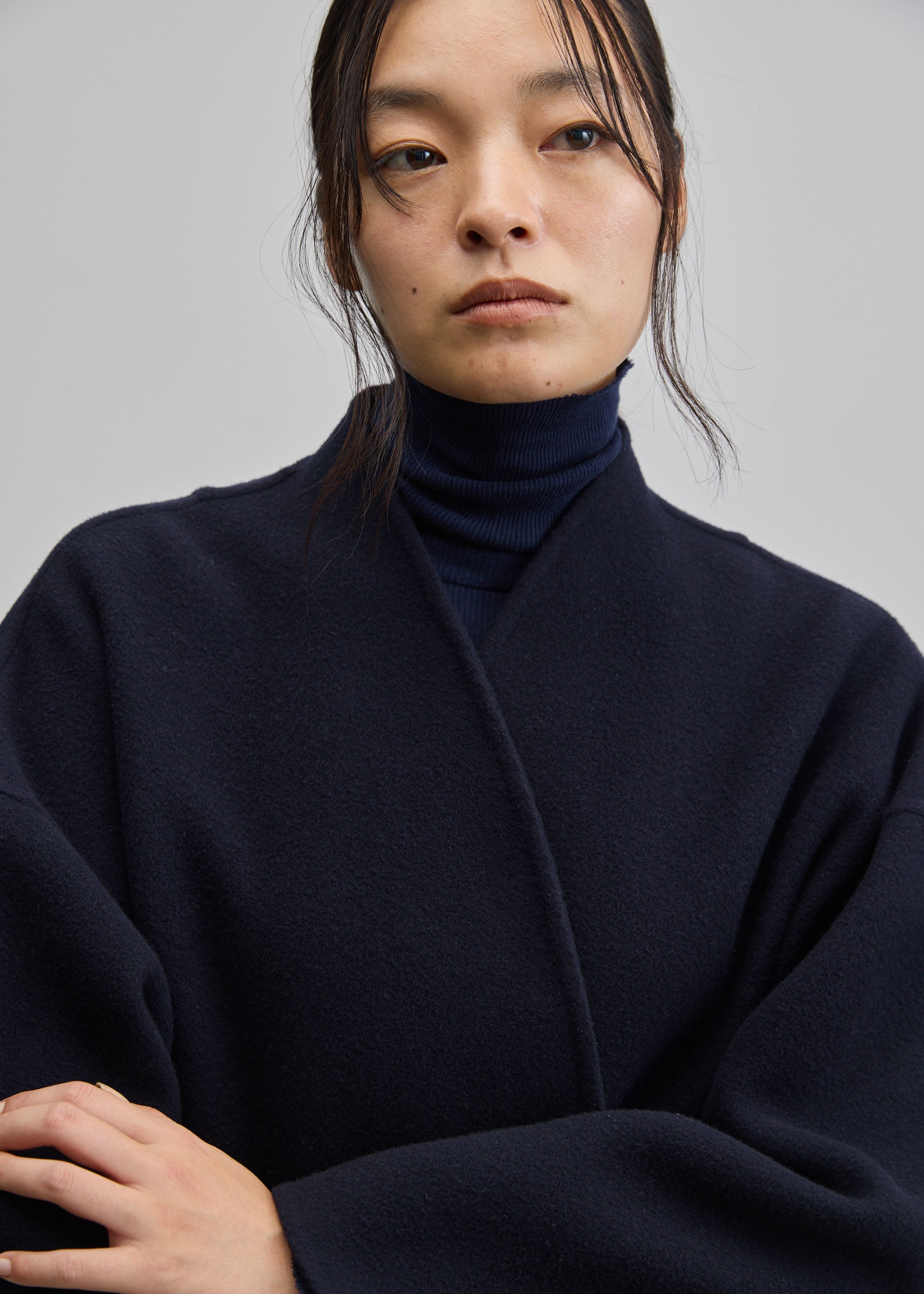 ウールリバーミディコート - SOÉJU online store｜上質な大人の女性の