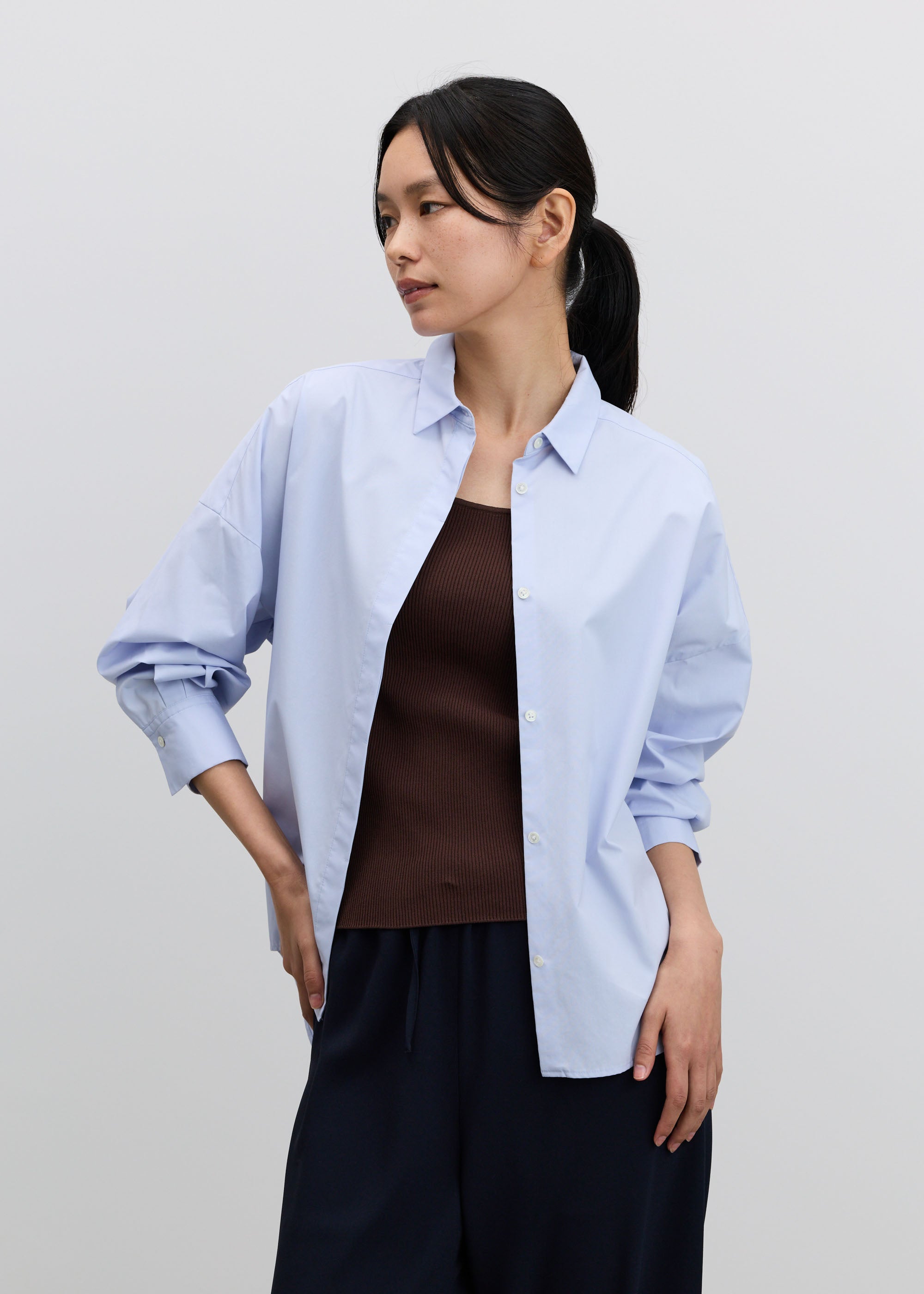 コクーンシャツ - SOÉJU online store｜上質な大人の女性のためのトップス