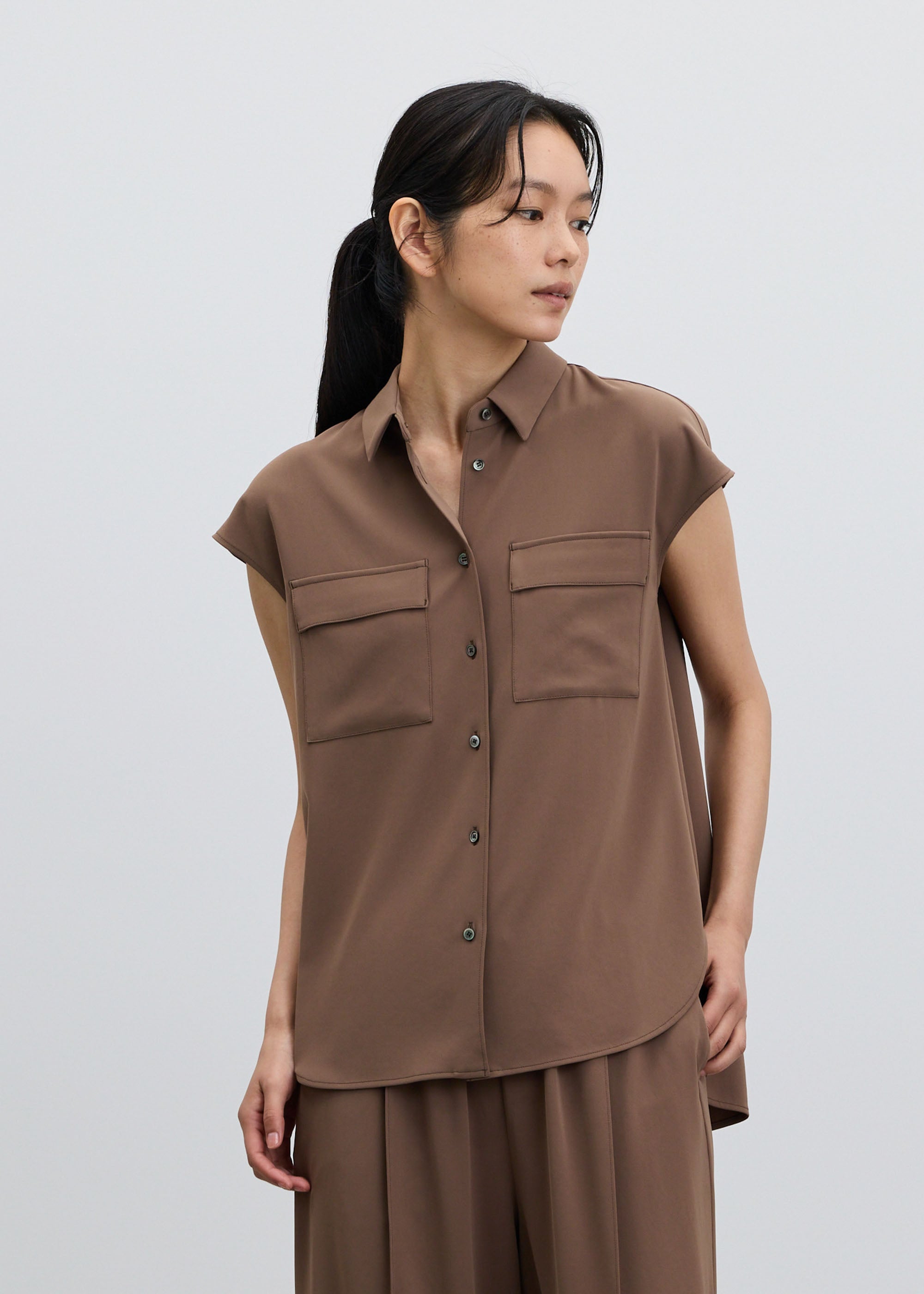 ヴィンテージサテンシャツ - SOÉJU online store｜上質な大人の女性の