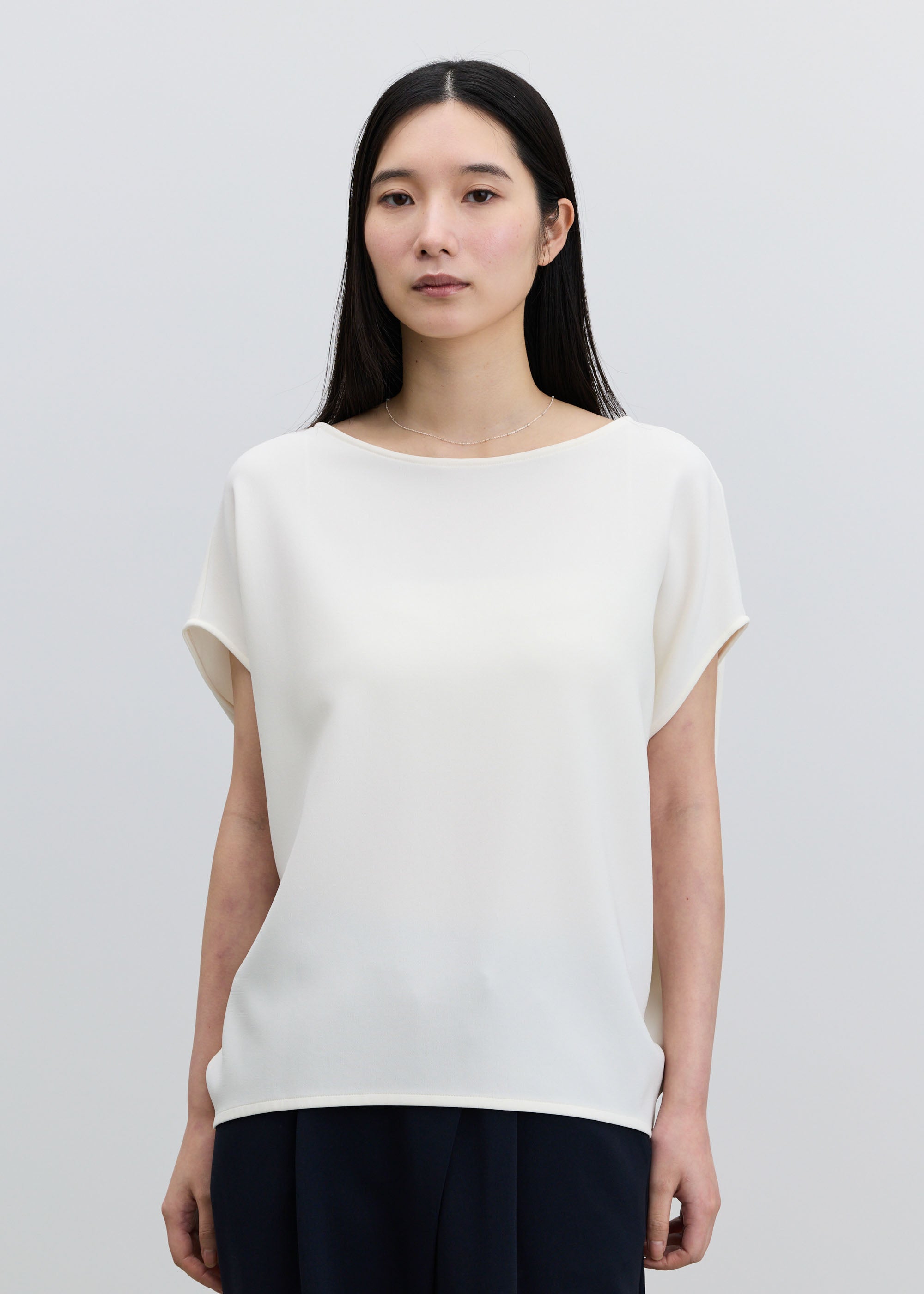 ショートスリーブコクーンブラウス - SOÉJU online store｜上質な大人