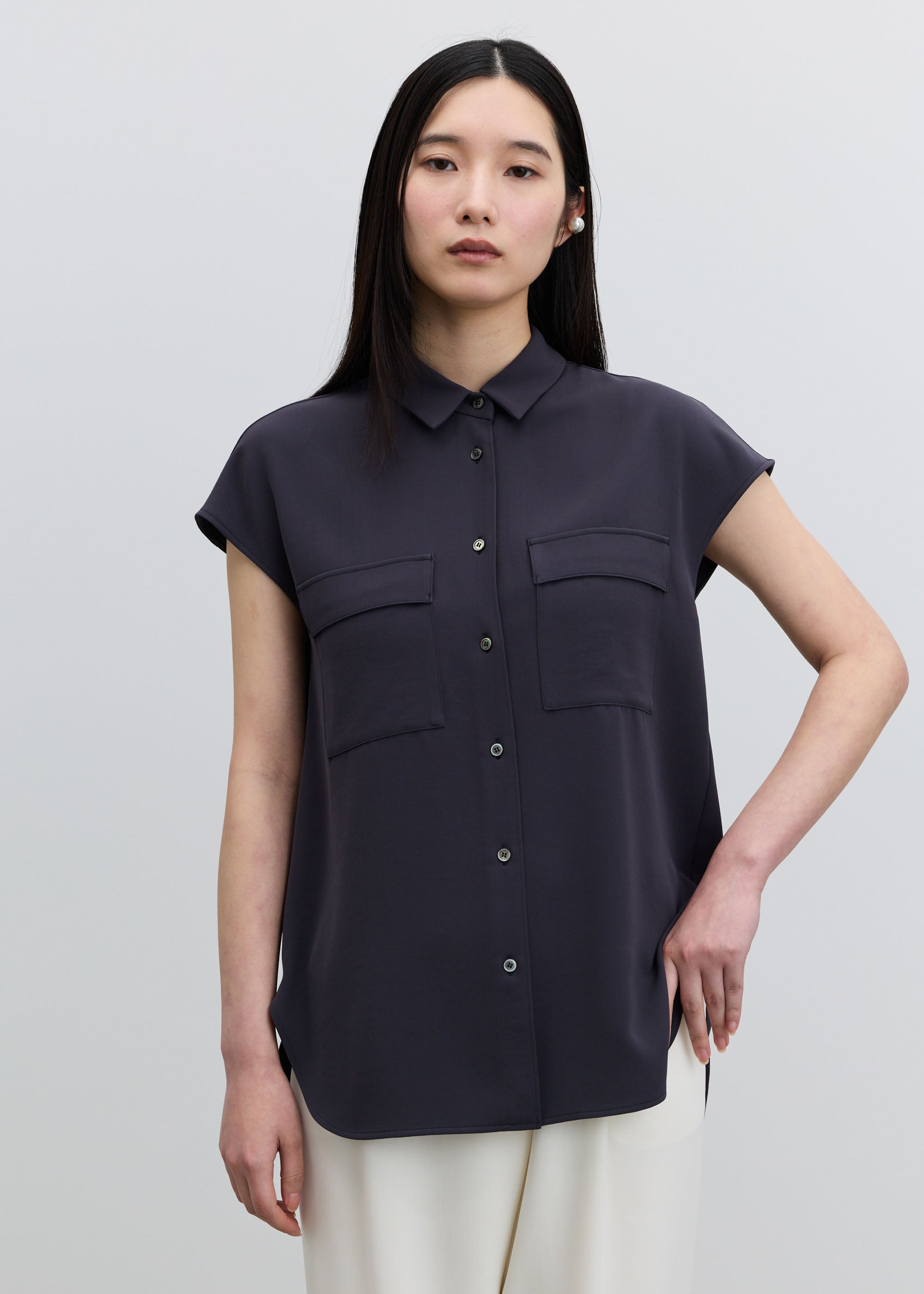 ヴィンテージサテンシャツ - SOÉJU online store｜上質な大人の女性の